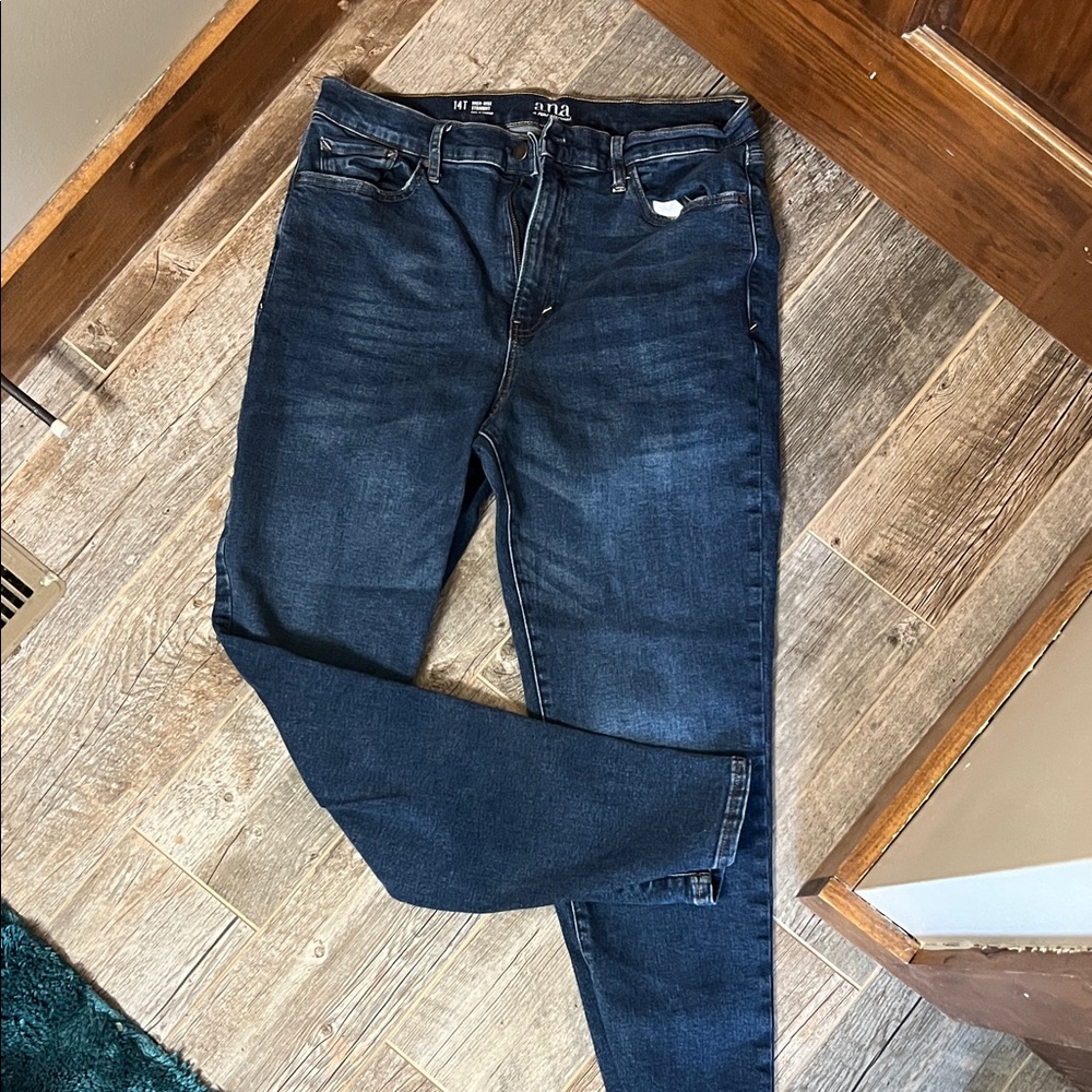 a.n.a Deep Indigo Denim Jeans